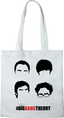 Big Bang Theory Bag Big Bang Head - Referencia BWTBBTVBB002, blanco, 38 x 40 cm