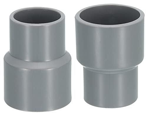 sourcing map 2Pack PVC Wasserrohr Reduzierung Steckdose für Außen/Garten 25mm und 32mm