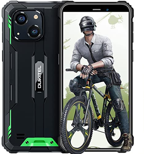 OUKITEL WP20 Pro Rugged Smartphone Android 12, 4GB+64GB 5.93 Display Rugged Phone 6300mAh Battery,IP68 Waterproof Mobile Phones SIM Free Unlocked 4G,20MP Cameras Face ID+Fingerprint NFC Octa-Core