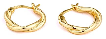 Ohrringe Silber 925 Damen, Ohringe Damen Silber Kreis Gold Brautschmuck Frauen Geschenk