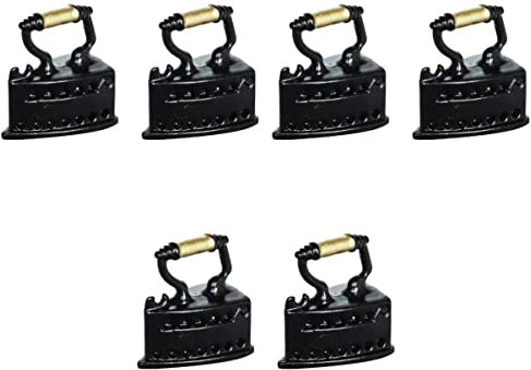 TOYANDONA Lot De 3 Fers À Vapeur Miniatures Modèle Vintage Fer À Coudre Mini Fer À Repasser Décoratif pour La Maison Modèle Rétro Chic Ornement 2 Pièces X 3