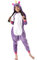 DarkCom Tier Kostüm Onesie Kinder Weihnachten FaschingsKostüm Cosplay Anime Schlafanzu Nachtwäsche Einhorn Lila