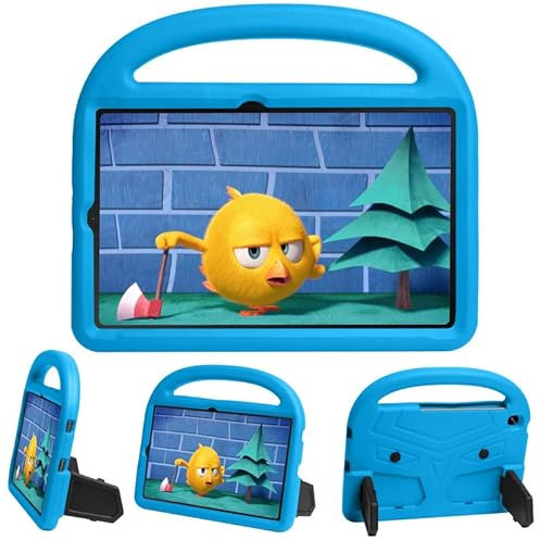 Funda para Tablet Samsung Galaxy Tab S6 Lite de 10.4 Pulgadas (2020/2022) SM-P610/P615/P613, Apta para niños, asa con Soporte, Cubierta de Espuma EVA Segura, Ligera, a Prueba de Golpes, Azul