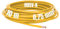 10 m Kalitec Cavo di cablaggio giallo H05V-K da 0,75 mm², cavo di cablaggio flessibile, in PVC, cavo singolo da 0,75 mm2, cavo a filo singolo