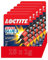 Super Attak Power Flex Mini Trio Gel - colla liquida trasparente e istantanea per materiali flessibili - formula in gel resistente - colla per scarpe, pelle, gomma e cuoio (18 x 1g)