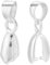 Beebeecraft 1 Box 6 Stück 925 Schnappbügel Aus Sterlingsilber Für Eispickel Klemmclip Bügelverschluss Steckverbinder Anhängeranhänger Für Die Herstellung von Selbstgemachten Halsketten Und Schmuck