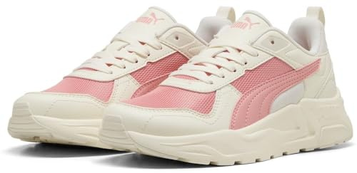 Puma Trinity 2 LT, Unisex Sneaker, WARM White-PINK Fruit-Vapor Gray,