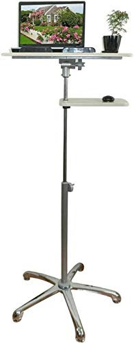 Podio, decoración de muebles, mesas auxiliares para el hogar, mesa, escritorio de pie móvil, altura ajustable, estación de trabajo para computadora para el hogar, oficina, escritorio, altura 93 * 144