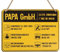 BETESSIN Papa Geschenk Geburtstag - Papa Schild aus Holz - Geburtstagsgeschenk für Papa - Lustige Geschenke für Papa zum Geburtstag und Weihnachten - Vater Geschenk Geburtstag