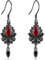 Schwarze Fledermaus Ohrringe Sterlingsilber Fledermaus Ohrhänger Halloween Ohrringe Schmuck für Frauen
