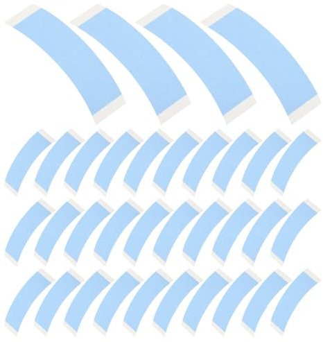 FRCOLOR 48pcs Wig Glue Double Sided Tape Hair Extension Adhesive Strips for Lace Front Wig Installation Kit Lace Glue