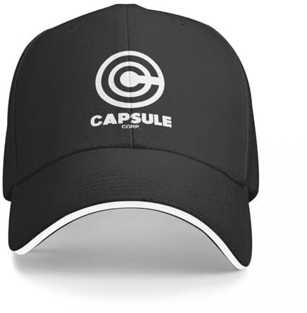 IEINYAUP Capsule Corp Logo Trucker Cap Stuff Vintage Snapback Hat pour Hommes Femmes Casquette Suit pour Toutes Les Saisons