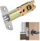Tubular Mortice Latch 60-70mm Adjustable Door Latch Tubular for Internal Door Fireproof Brass Interior Lever Doors Handle Latches Radius Spring Latches