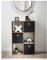 Homme Concept - 6 Cube Storage With 3 Baskets, Walnut Living Room Bookcase and Shelving Unit, Kids Bookcases, Free Standing Wooden Bookshelf, Storage Organiser