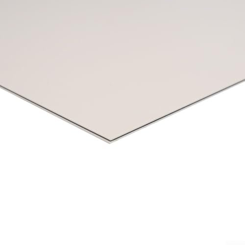 Blank Pickguard Material für E-Gitarren DIY Projekte mit Schutzfolie Größe ca. 44x29cm (Vintage Cream)