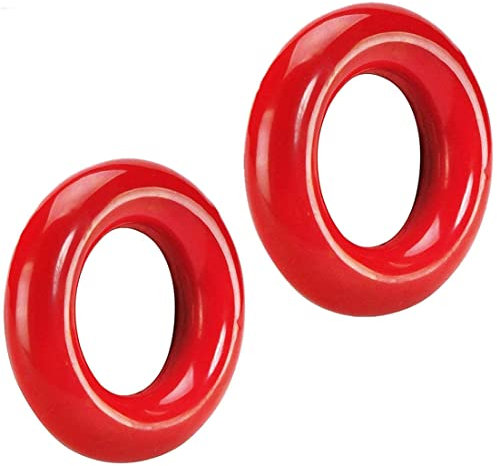 Golf Swing Ring Weighted Club Round Warm Up Ring Weight Power Swing Training Accessories For Practice Red 2PCSGolf