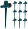 Abaodam 10Stücke Sprinkler Spike Kunststoff Sprinkler Basis Halter für Gartenbewässerung Effiziente Sprinklerbasis für Gewächshaus und