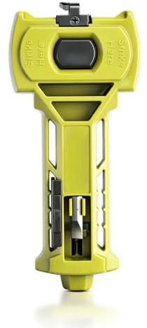 Door Latch Mortise Tool for Accurate Scoring and Chiseling | Sturdy Plastic, Easy installation,Built-in Scoring and Chisel Tools for Square or Round Latch, Fits 1-3/8 & 1-3/4 Doors