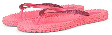 Ilse Jacobsen Damen Glitzer Flip Flop / Zehentrenner CHEERFUL01, Pink 37 EU