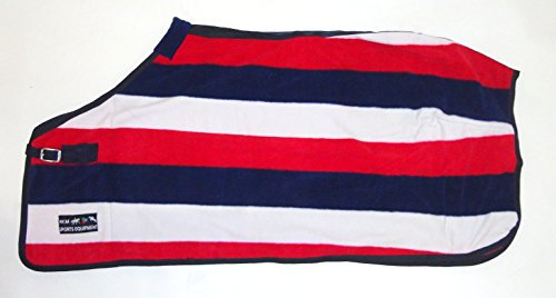 HKM 550816 Abschwitzdecke fashion stripes mit Kreuzgurt, M