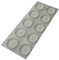 Rubber Feet for Glass, Furniture, Fused Stained Glass, Grip - Non Slip Grippers - Clear Self Adhesive Bumper Stops (10)