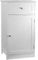 Bath Vida Bathroom Cupboard 1 Door 1 Drawer Floor Standing Cabinet Drawer Unit Storage, White