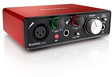 Focusrite Scarlett Solo (2G) USB-Audio-Interface mit Pro Tools