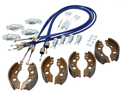 AB Tools Brake Shoe & Cable Kit for Indespension Car Transporter Trailer 2700kg