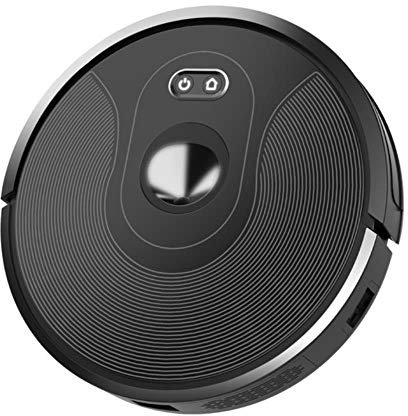 Hummla Robot Aspirador ABIR X6 con cámara de navegación, aplicación WiFi controlada, Punto de interrupción Continuar la Limpieza, Dibujar área de Limpieza, Guardar Mapa, Negro