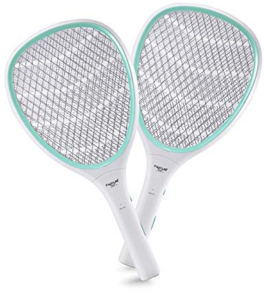 Faicuk 2-Pack 2700 Volt Electric Fly Swatter/Killer Bug Zapper Mosquito Racket for Outdoor and Indoor