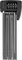 ABUS Faltschloss Bordo Lite 6055C - mit Zahlencode - Extra-leichtes Zahlenschloss aus Spezialstahl - ABUS-Sicherheitslevel 7-60 cm - Schwarz