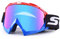 SGTTX Occhiali da moto, Motocross Occhiali di sicurezza anti UV Occhiali antivento antipolvere Dirt Bike ATV MX MTB Occhiali da moto antigraffio, per ciclismo Equitazione/arrampicata/sci