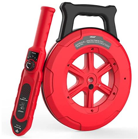 Ginorgee Testeurs de câbles réseau - Le détecteur de Blocage de tuyaux détecte Le Mur/PVC/Fer/Ciment/Plastique/Acier/cuivre/Fil(5140)