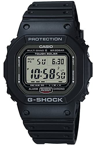 G-Shock CASIO GW-5000U-1JF [20 ATM Water Resistant Solar Radio Wave GW-5000 Series] Spedito dal Giappone, Nero, Moderno, Nero, Moderno