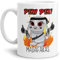 Tasse mit lustigem Spruch - Pew Pew Madafakas - Schießender Hase - Witziges Geschenk für Freunde, Kollegen, Kaffeetasse - Keramik Weiß, 300 ml