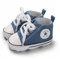SIFANGPING Zapatos de Primeros Pasos niños Zapatos de Lona para niños Suela Blanda Zapatos de Lona Transpirables y Antideslizantes Ligeros para bebé 17 EU Azul Claro
