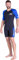 CRESSI Tiburon Man Shorty Wetsuit 2mm - Muta Shorty Uomo realizzata in Neoprene Ultra Stretch 1.5/2mm e Elastane, Nero/Blu, L/4