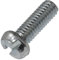 AERZETIX - C60135 - Lot de 20 Vis à métaux à tête cylindrique M3.5x10 mm à empreinte fendue S - boulon d'assemblage - DIN 84 - dureté 4.8 - en acier zingué - couleur argent