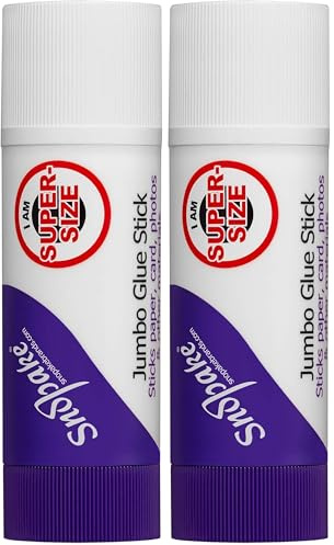 Snopake PVP 100g Jumbo GlueStick – Safe, Washable & Non-Toxic [Pack of 2] 15829