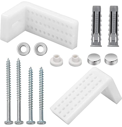 Tornillo Fijación Inodoro al Suelo,Juego Tornillos y Tacos,Kit de Fijación para Inodoro Incluye Enchufe de Extensión, Soporte de Montaje para Fijación/Piezas de Repuesto (tornillo de 69 mm)