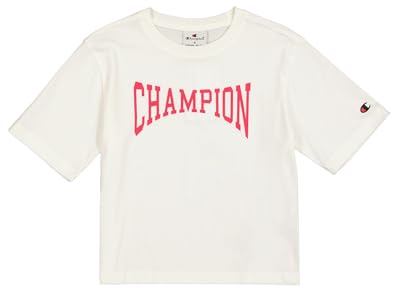 Champion Mädchen Legacy Graphic Shop G (405025) -Crewneck Kurzarm Shirt, Rosa (WW003), 15-16 Years