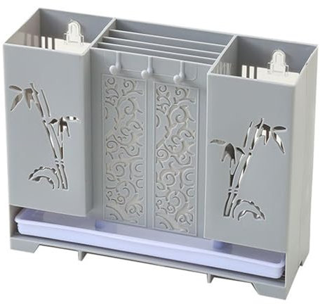 MINGZHE Kitchen Utensils Chopsticks Holder Rack Basket Chopstick Basket Kitchen Cutlery Drying Drainage Holder Wall Hanging Utensil Organizer for Spoons Forks Knives