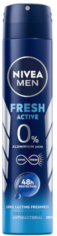NIVEA MEN Fresh Active 48h Herren Deodorant Spray, 200ml