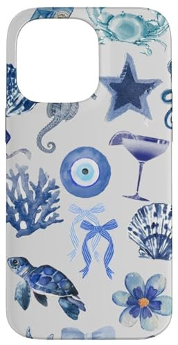 European Summer Evil Eyes And Bow Case for iPhone 14 Pro Max