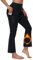 BAYGE Damen Thermo Bootcut Yogahose Winter Hohe Taille Fleece Gefüttert Hose Wasserdicht Bauchkontrolle Slim Fit Flare Leggings Wanderhose Schlaghose Sporthose Sweathose mit Taschen, Schwarz, XXL