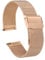sourcing map 316L Stainless Steel Mesh Watch Band 14mm Quick Release Adjustable Metal Watch Strap for Men Women, Rose Gold