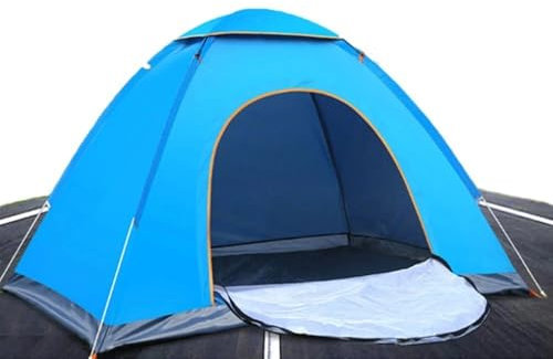 Tente de camping pop-up automatique pour 2 à 3 personnes, légère, imperméable, coupe-vent, protection UV pour la plage, les voyages, la randonnée, la chasse, la pêche