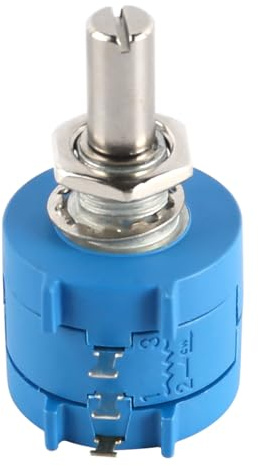 Tiardey 5K Mehrgangpotentiometer, 3590S-2-502L Präzisions-Einstellpotentiometer 5K Ohm Mehrgang-Drehpotentiometer für Anwendungen zur Kalibrierung von Elektronik