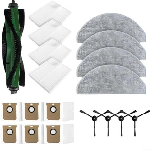 Staubsauger-Roboter-Set für Cecotec, Conga 7490, für Ultimate Home, für X-Treme, für Genesis - Bürsten, Filter, Wischpads, Staubbeutel