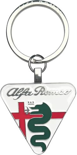 YHRNN Auto Schlüsselanhänger für Alfa Romeo Giulia Stelvio 4c Tonale Mito Giulietta 159 147, Drehgelenk Schlüsselring sturzsicher Schlüssel Autoschlüssel Zubehör,Black